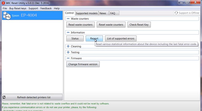 Key Firmware Epson EP-4004 Step 11